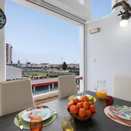 Jungle Flat With Pool T2 Montechoro 아파트 *