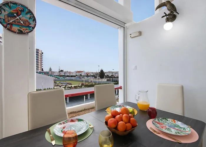 Jungle Flat With Pool T2 Montechoro 아파트 *