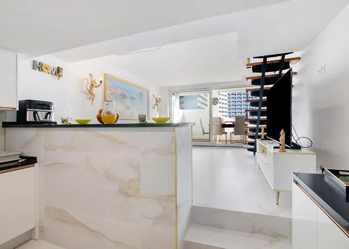 아파트 Jungle Flat With Pool T2 Montechoro *