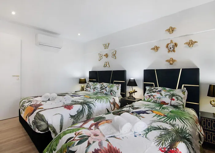 Jungle Flat With Pool T2 Montechoro 아파트 *